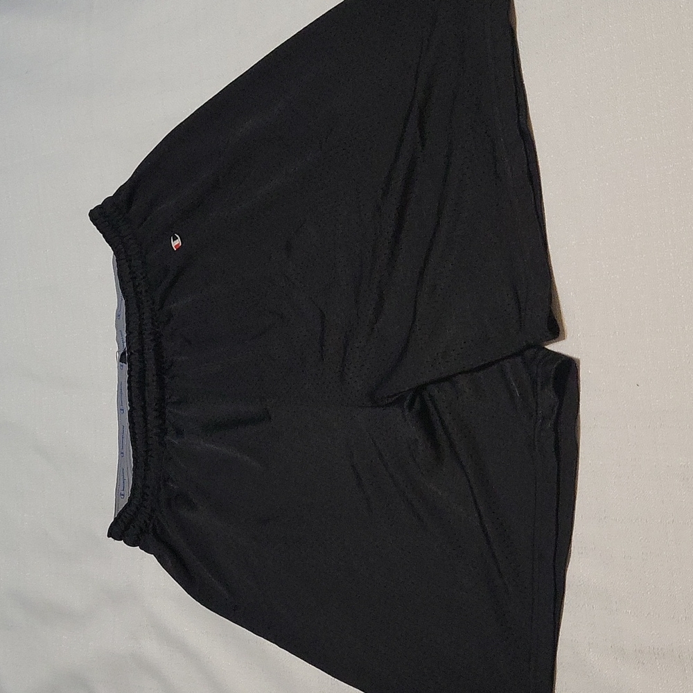 Champion black mesh basketball shorts men's large